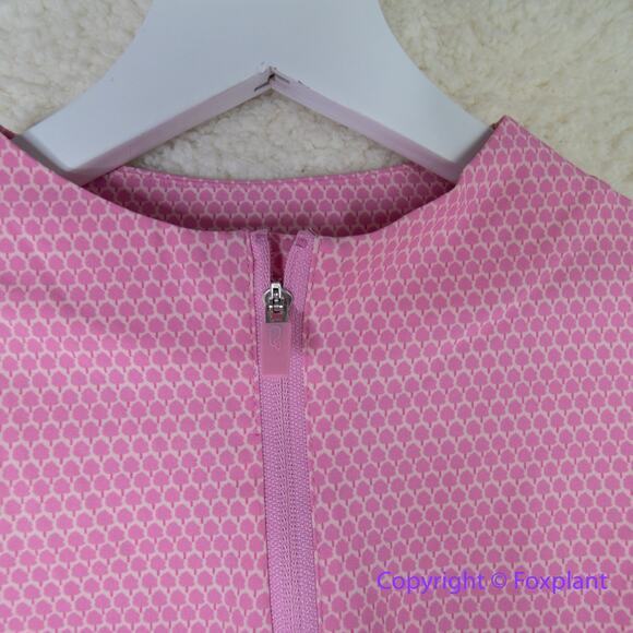 New! Vineyard Vines Sleeveless Golf Dress Pink Cloud forest Geo, size XS - Picture 3 of 16